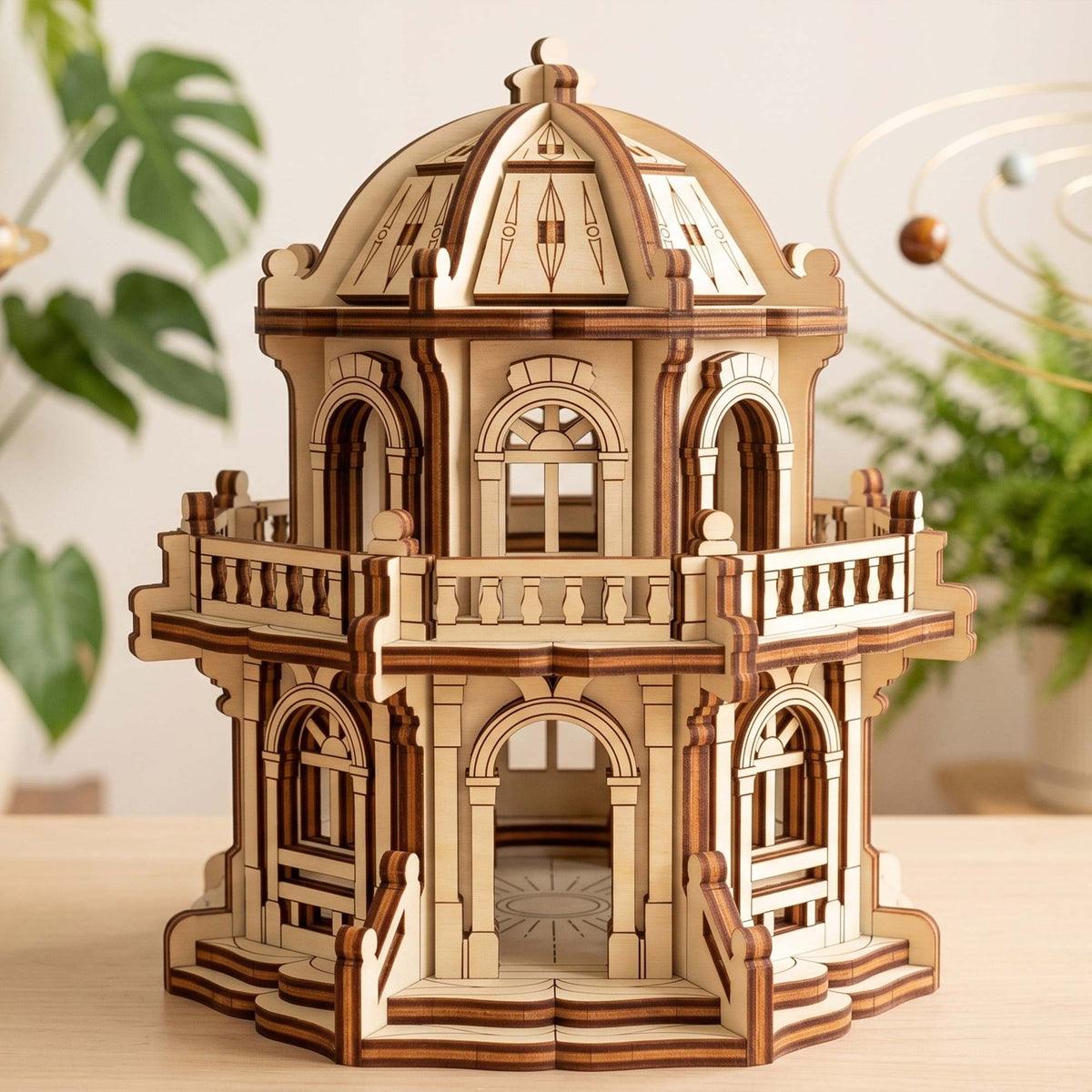 Fairy Garden House - Lighted Celestial Lantern Miniature - Glowforge