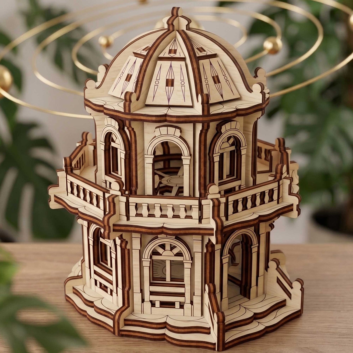 Fairy Garden House - Lighted Celestial Lantern Miniature - Glowforge
