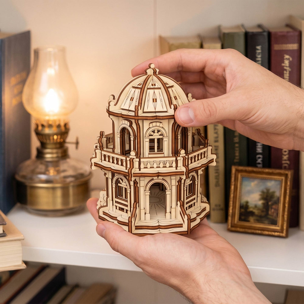 Fairy Garden House - Lighted Celestial Lantern Miniature - Glowforge