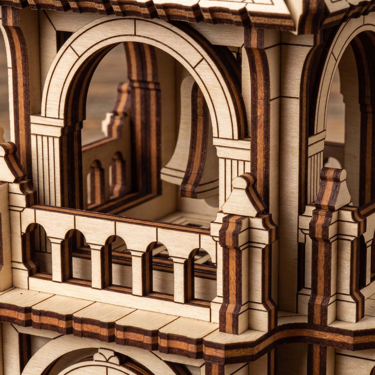 Fairy House Castle Tower - Fantasy Miniature for Shelf & Garden Decor - Glowforge