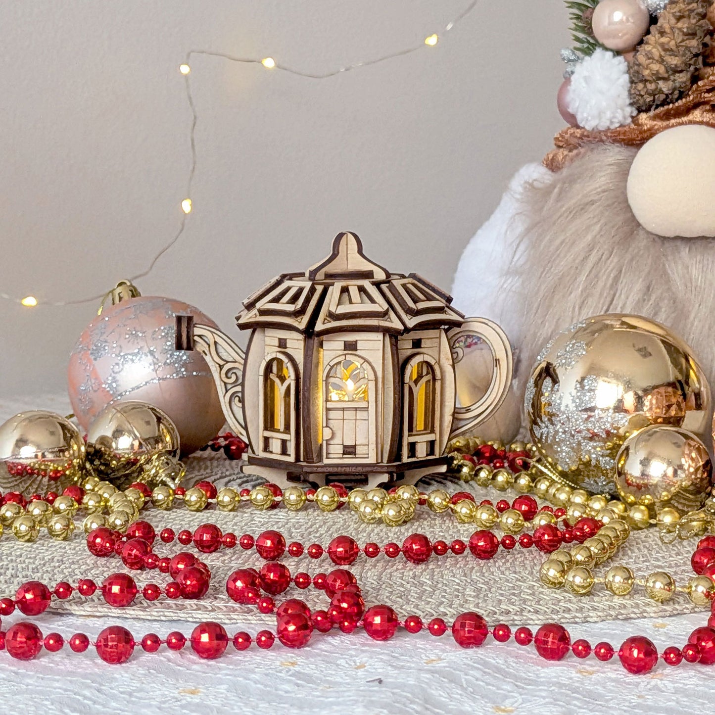 Fairy Kettle House - Fantasy Shadow Box & Storage for Small Treasures  - Glowforge