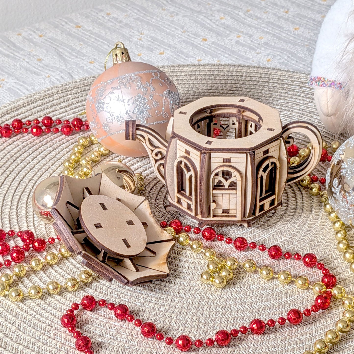 Fairy Kettle House - Fantasy Shadow Box & Storage for Small Treasures  - Glowforge