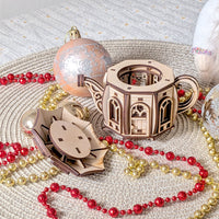 Fairy Kettle House - Fantasy Shadow Box & Storage for Small Treasures  - Glowforge