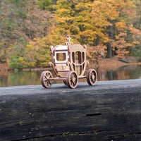 Fairy Tale Carriage - Enchanting Miniature for Decor or Collection - Glowforge