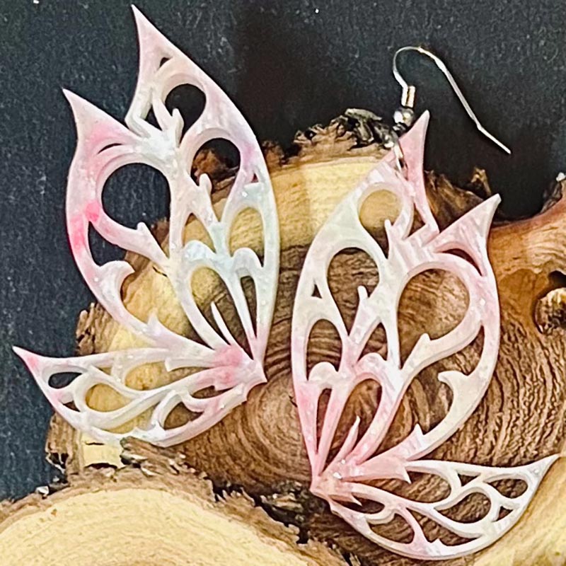 Fairy Wing Earrings - Glowforge