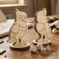 Falcon Bird Tabletop Figurine - Bird of Prey, Hunting Hawk, Wildlife Miniature - Glowforge