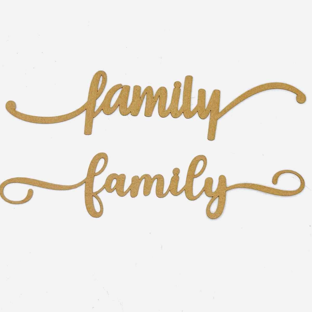 Family Script Designs Family in Script Fonts with Swashes (Set of 5) – Glowforge Shop