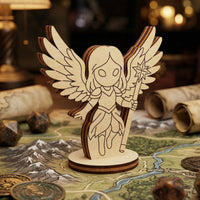 Fantasy Celestial Angel - Board Game Figurine - Glowforge