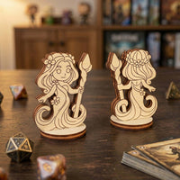 Fantasy Forest Dryad - Board Game Figurine - Glowforge
