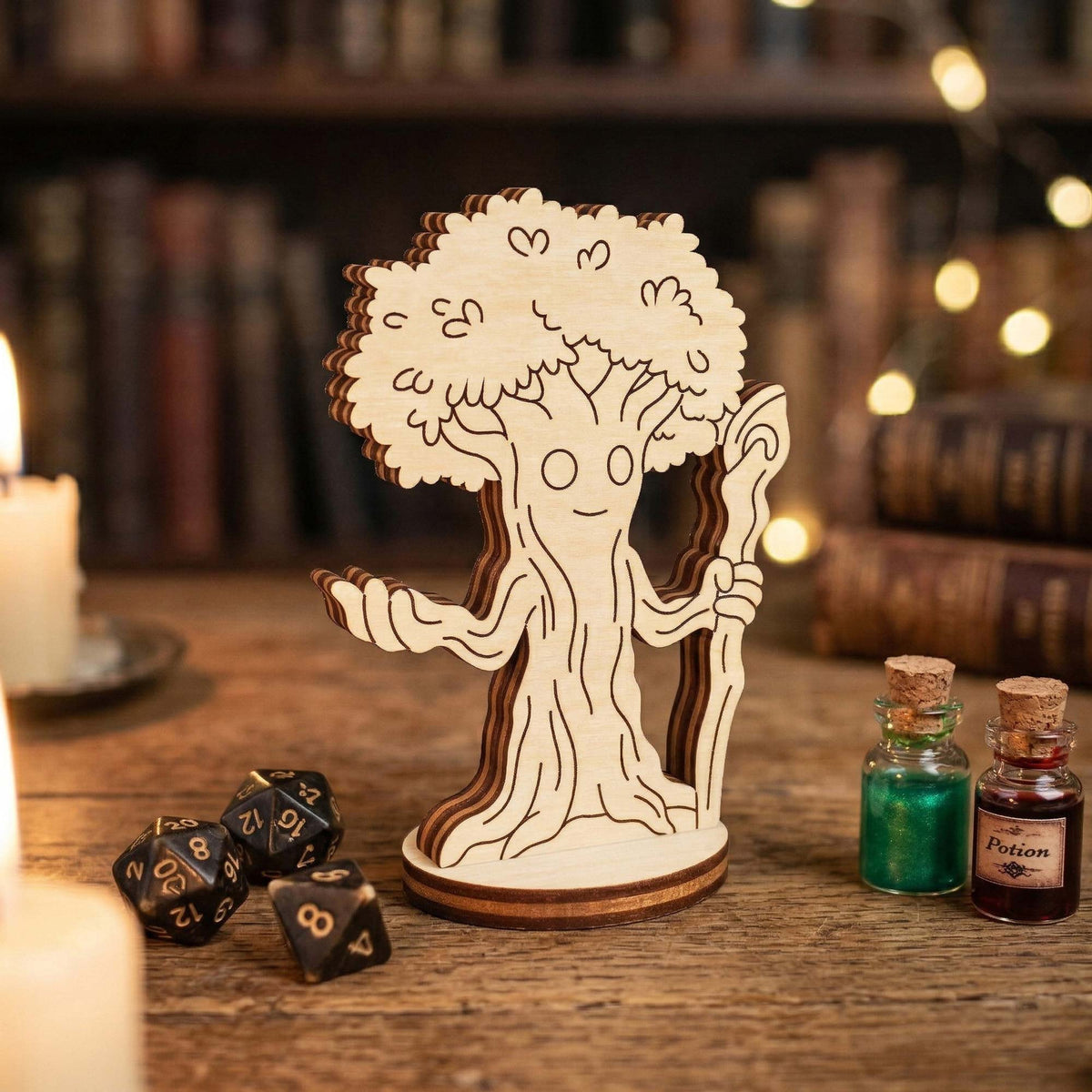 Fantasy Forest Guardian Tree - Board Game Figurine - Glowforge