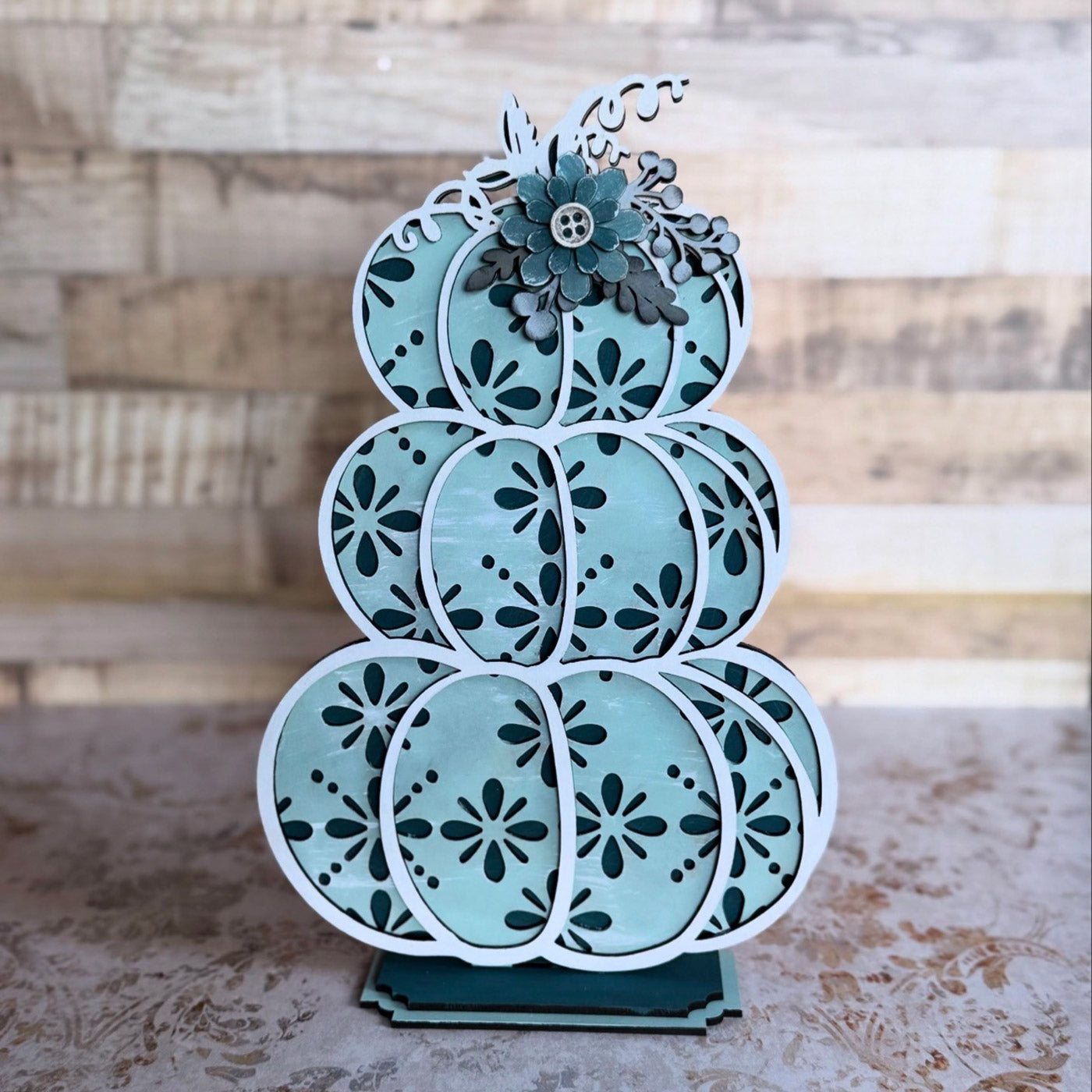 Farmhouse Style Stacked Pumpkins for 1/8" Medium Proofgrade - Glowforge