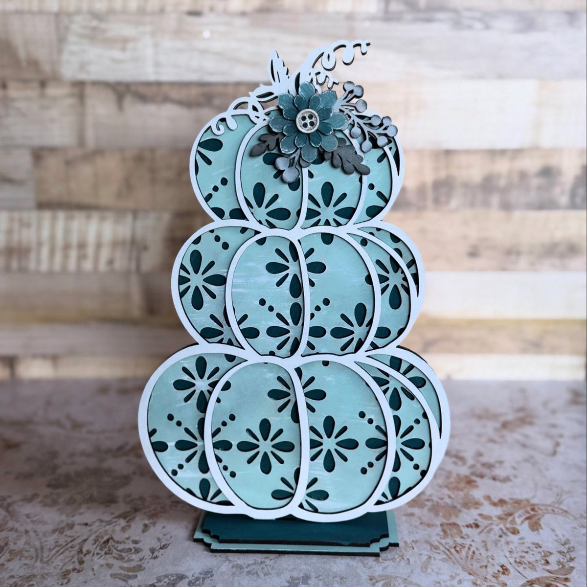 Farmhouse Style Stacked Pumpkins for 1/8" Medium Proofgrade - Glowforge