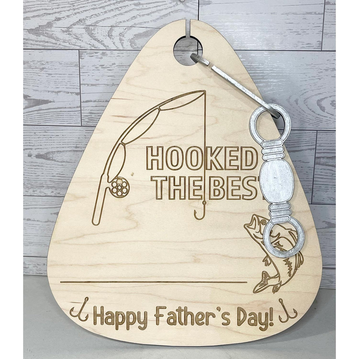 Father's Day Fishing Lure Sign - Glowforge