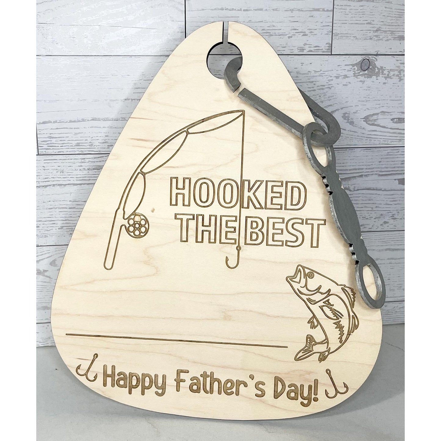 Father's Day Fishing Lure Sign - Glowforge