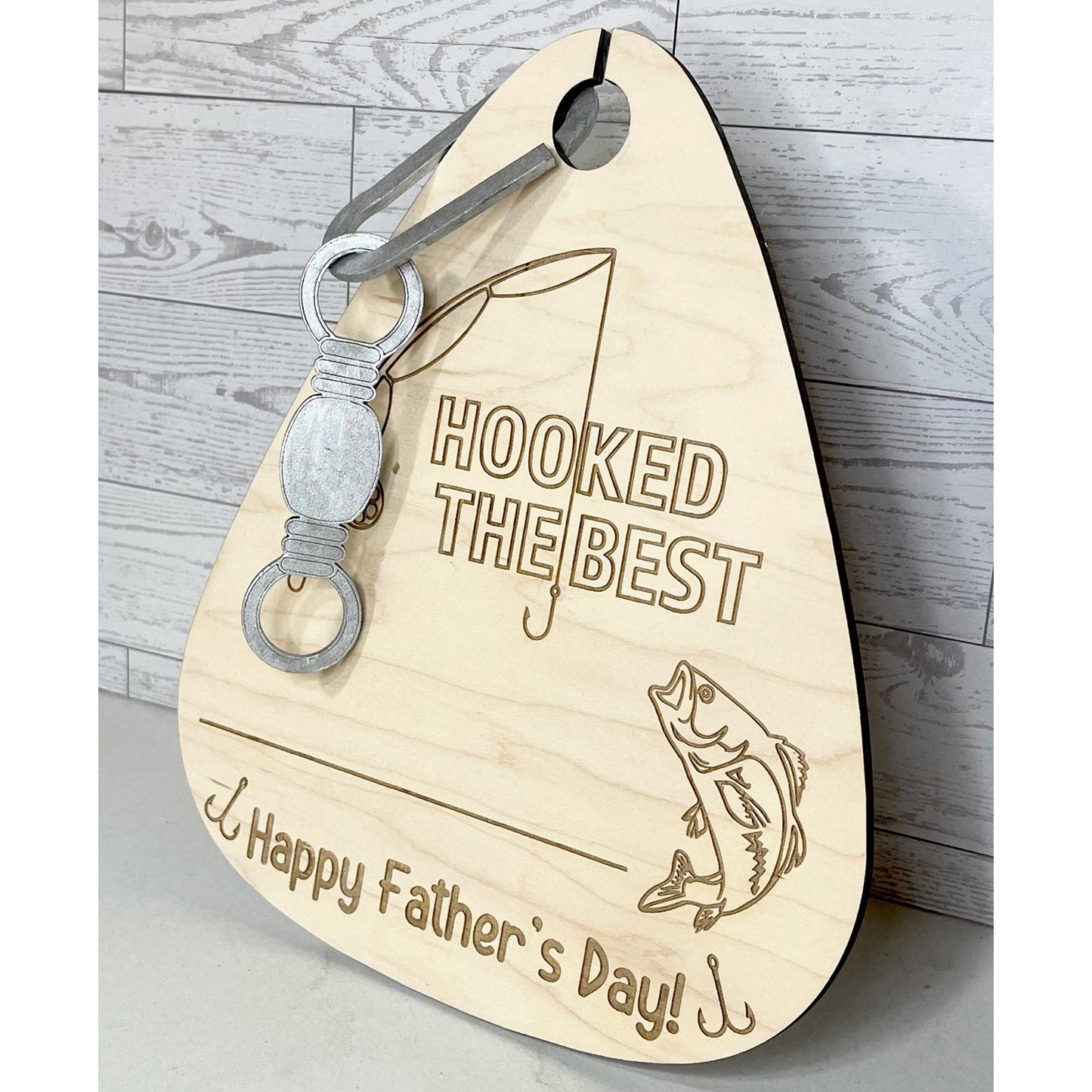 Father's Day Fishing Lure Sign - Glowforge