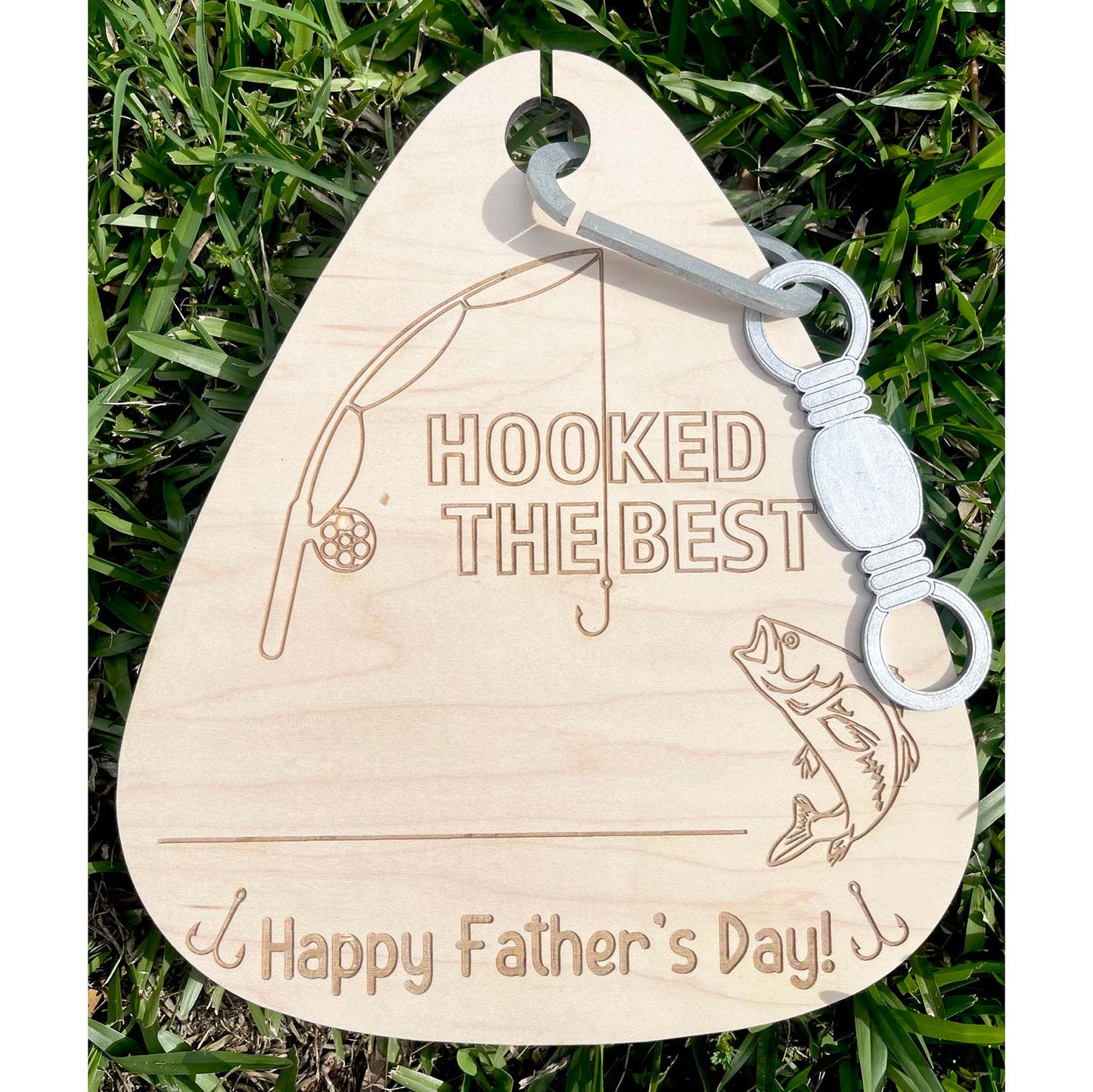 Father's Day Fishing Lure Sign - Glowforge