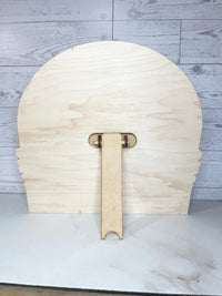 Father's Day Footprint Tie Sign - Glowforge
