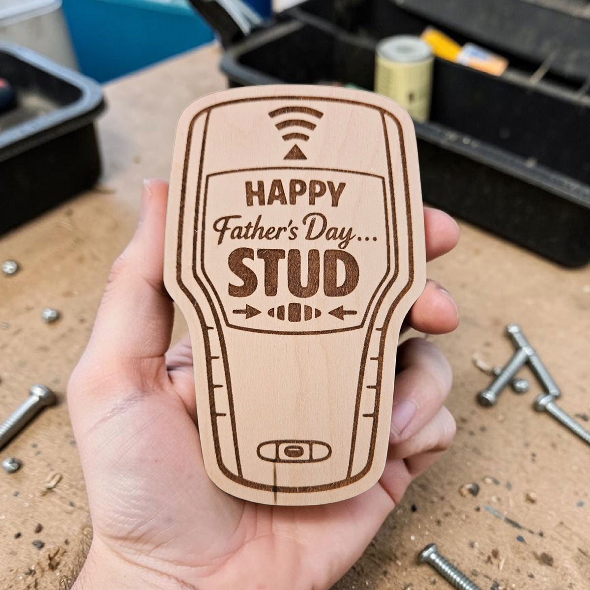 Father's Day Stud Design - Glowforge