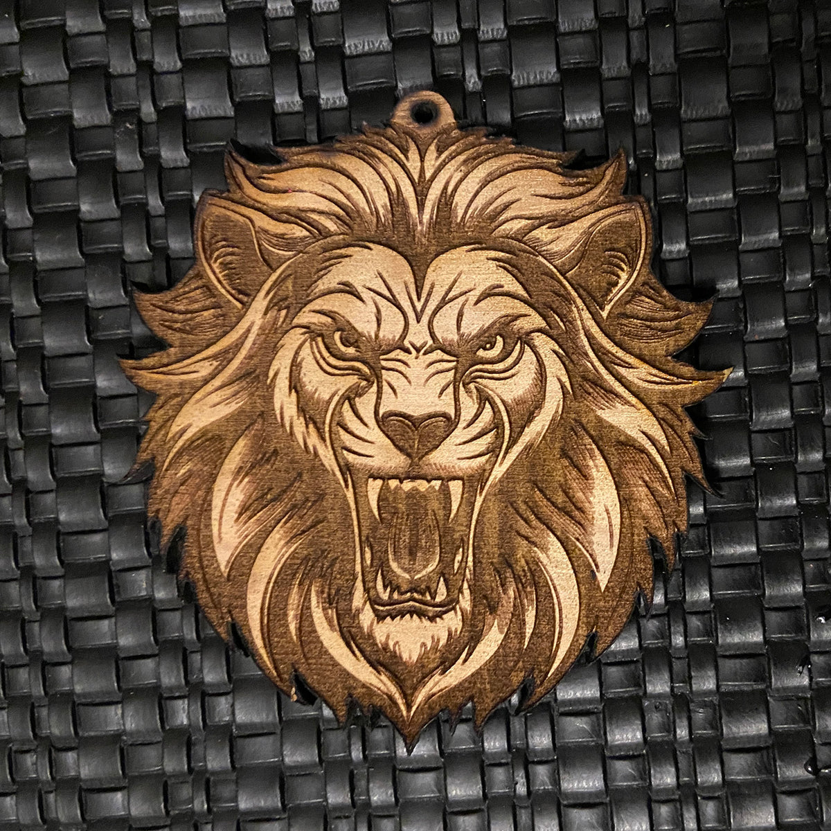 Fierce Lion Keychain - Glowforge