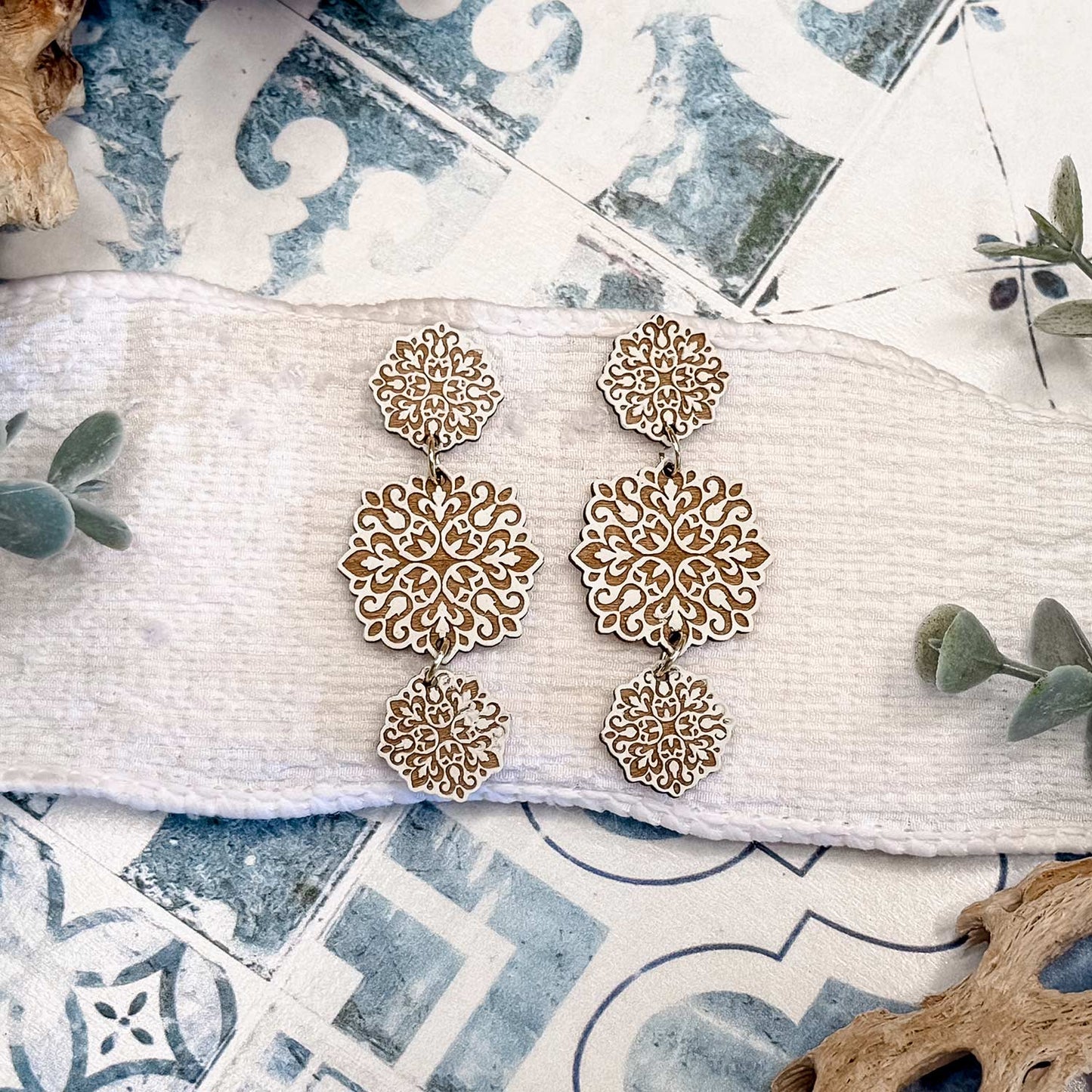 Filigree Dangle Statement Earrings - Glowforge