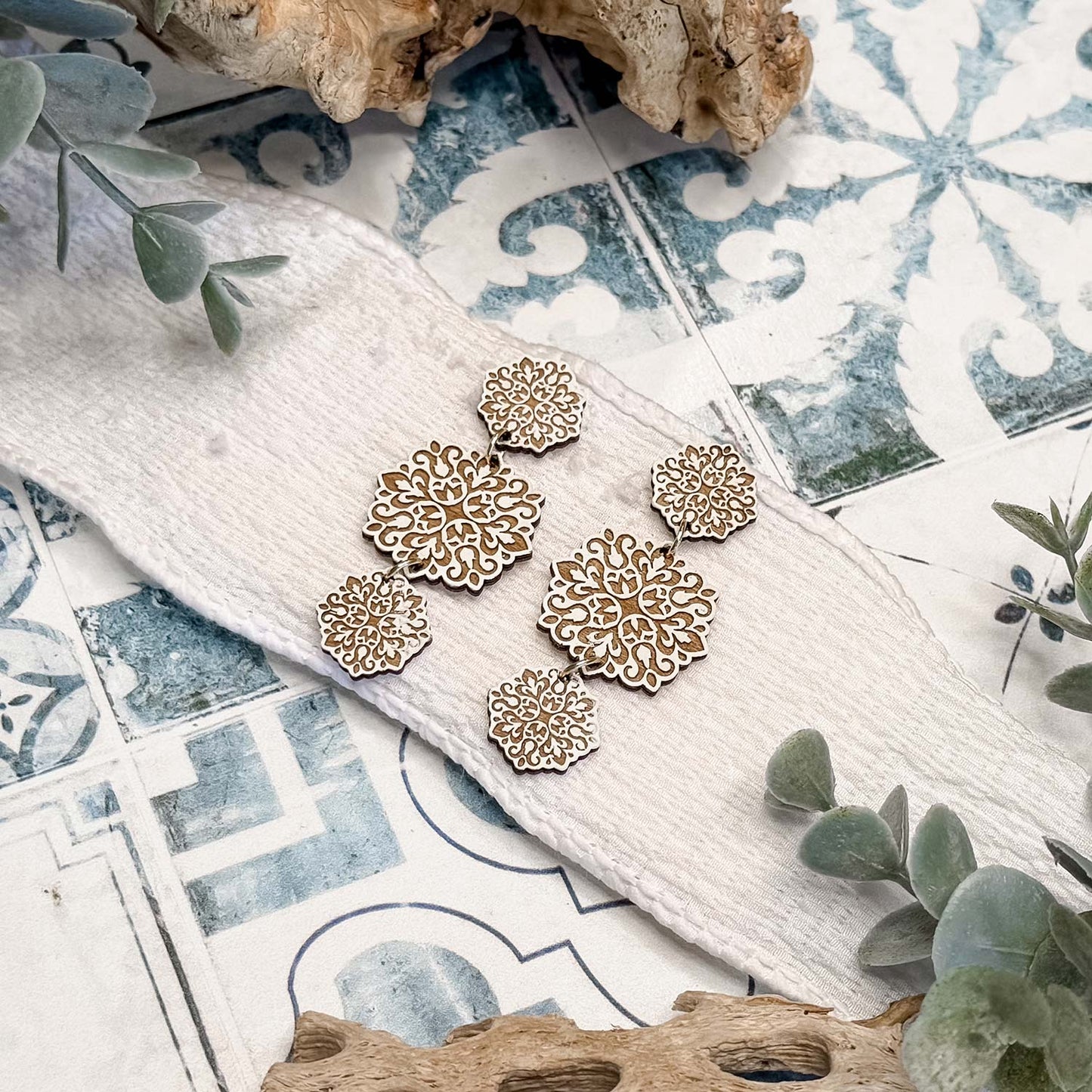 Filigree Dangle Statement Earrings - Glowforge