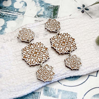 Filigree Dangle Statement Earrings - Glowforge