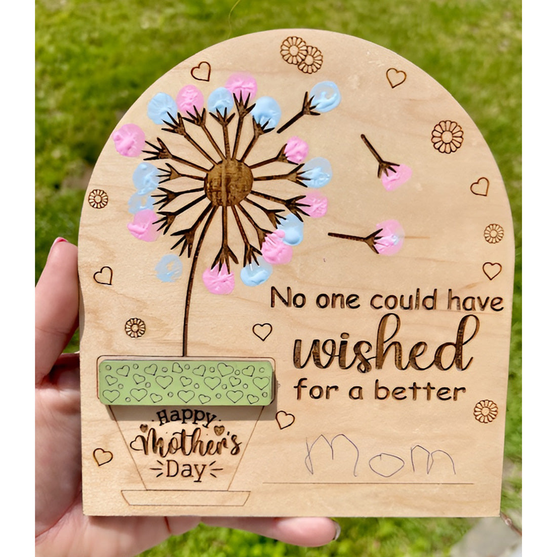 Fingerprint Appreciation Flower - Glowforge
