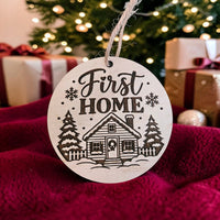 First Home Christmas Ornament - Glowforge