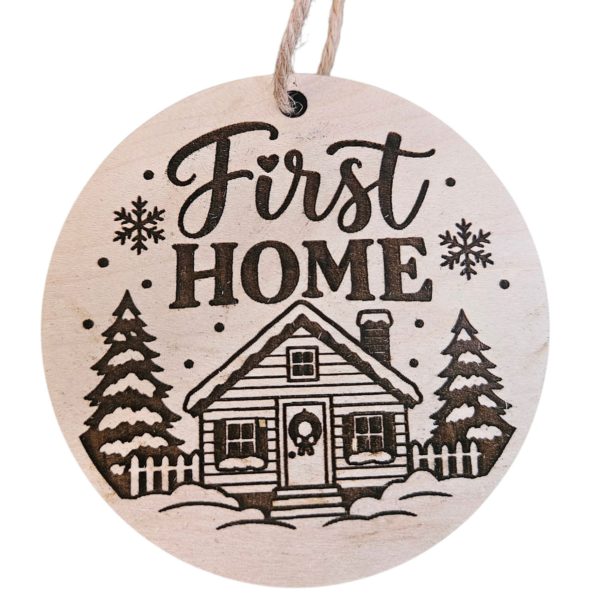 First Home Christmas Ornament - Glowforge
