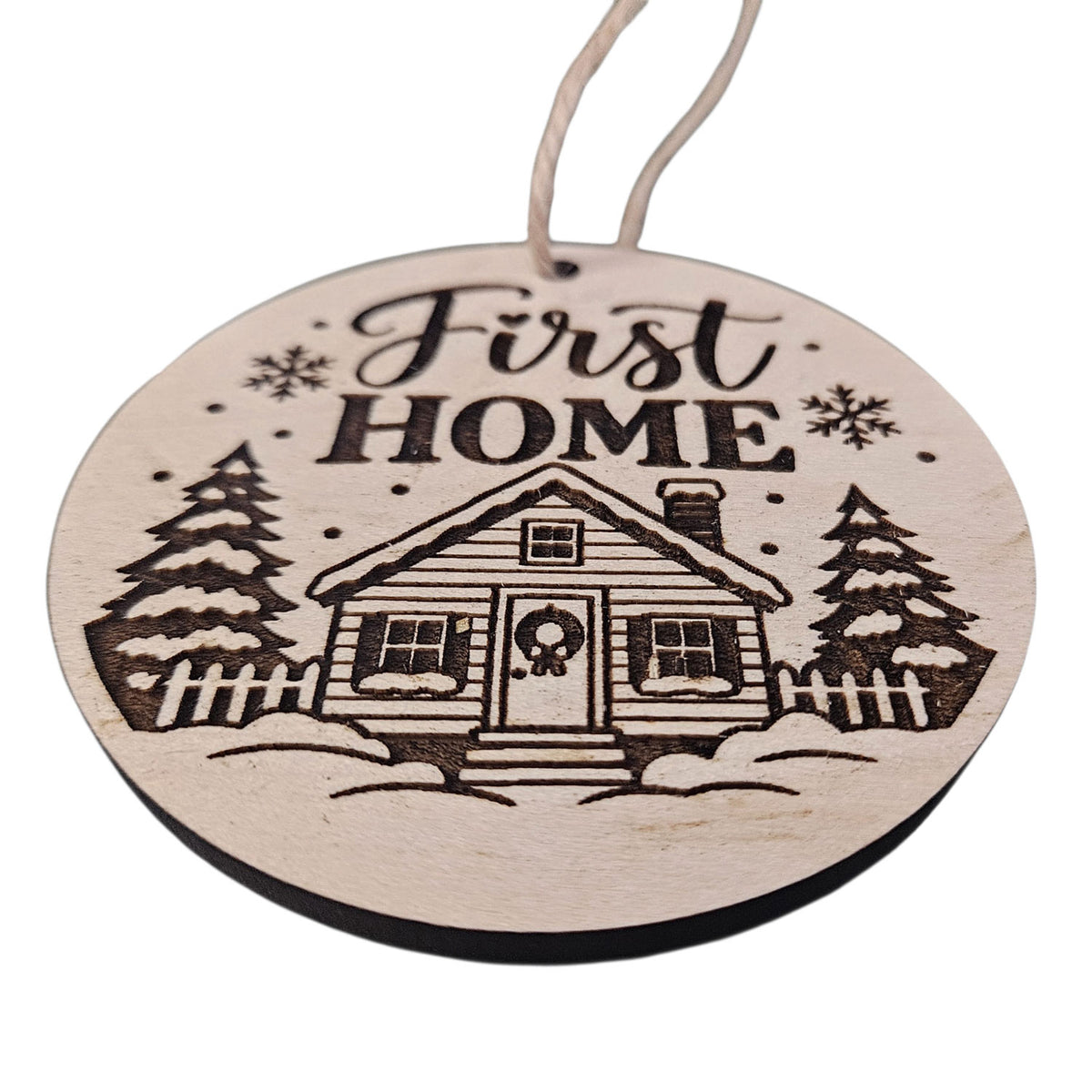 First Home Christmas Ornament - Glowforge