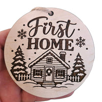 First Home Christmas Ornament - Glowforge