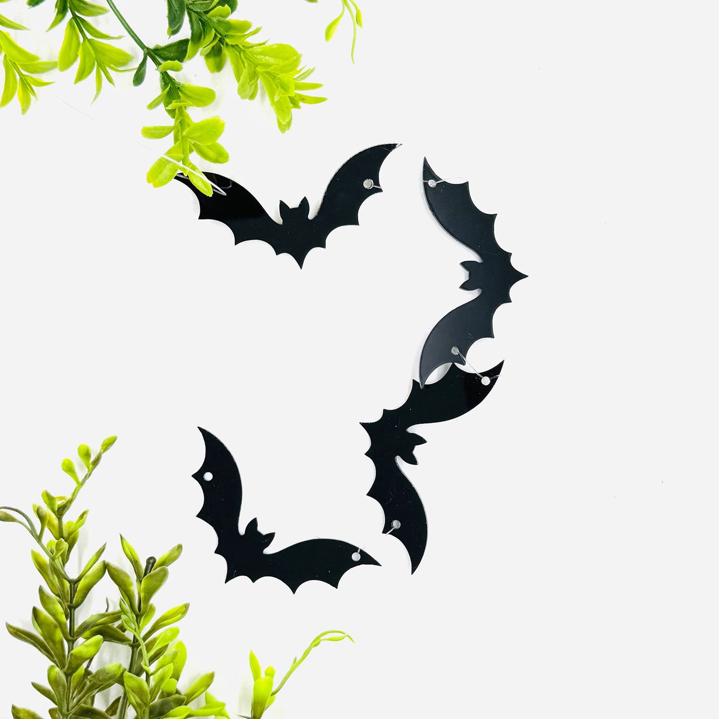 Flight of the Bats Halloween Banner Garland - Glowforge