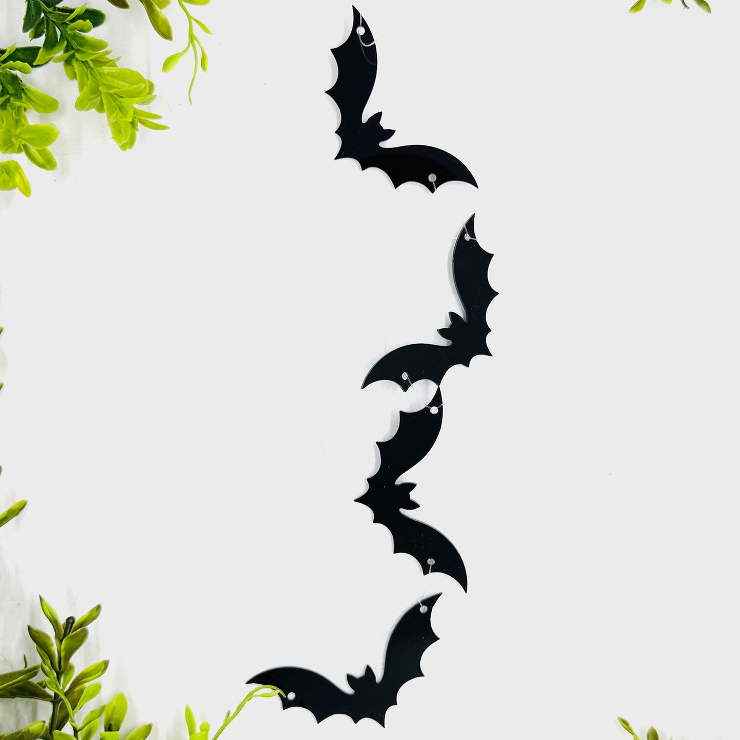 Flight of the Bats Halloween Banner Garland - Glowforge