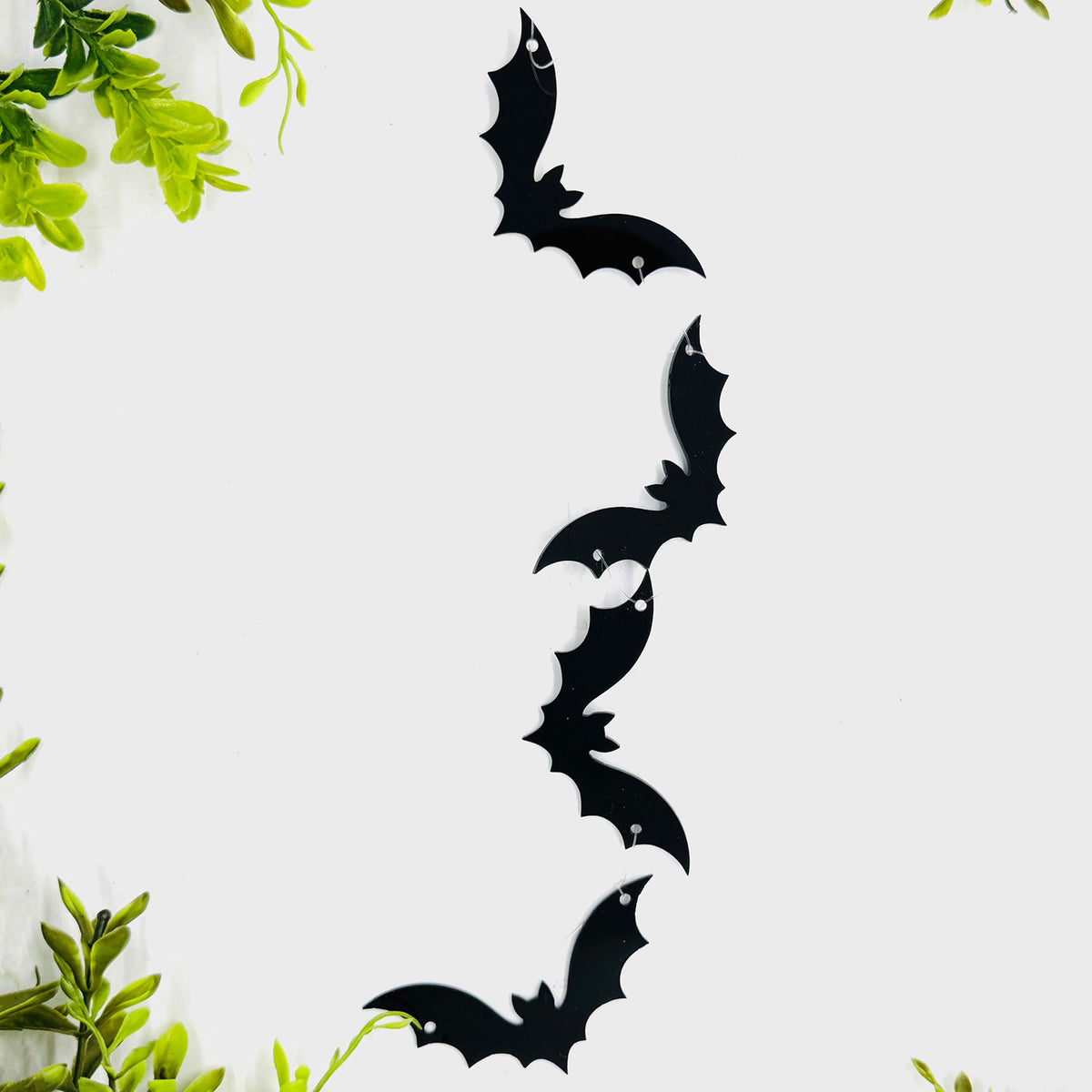 Flight of the Bats Halloween Banner Garland - Glowforge
