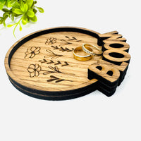 Floral Bloom Trinket Ring Dish - Glowforge