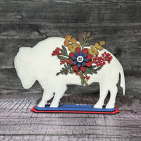 Floral Buffalo Shelf Sitter - Glowforge