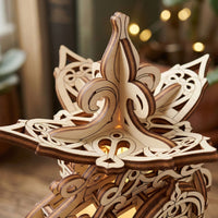 Floral Garden Fairy House - Flower Decor Architectural Model - Glowforge