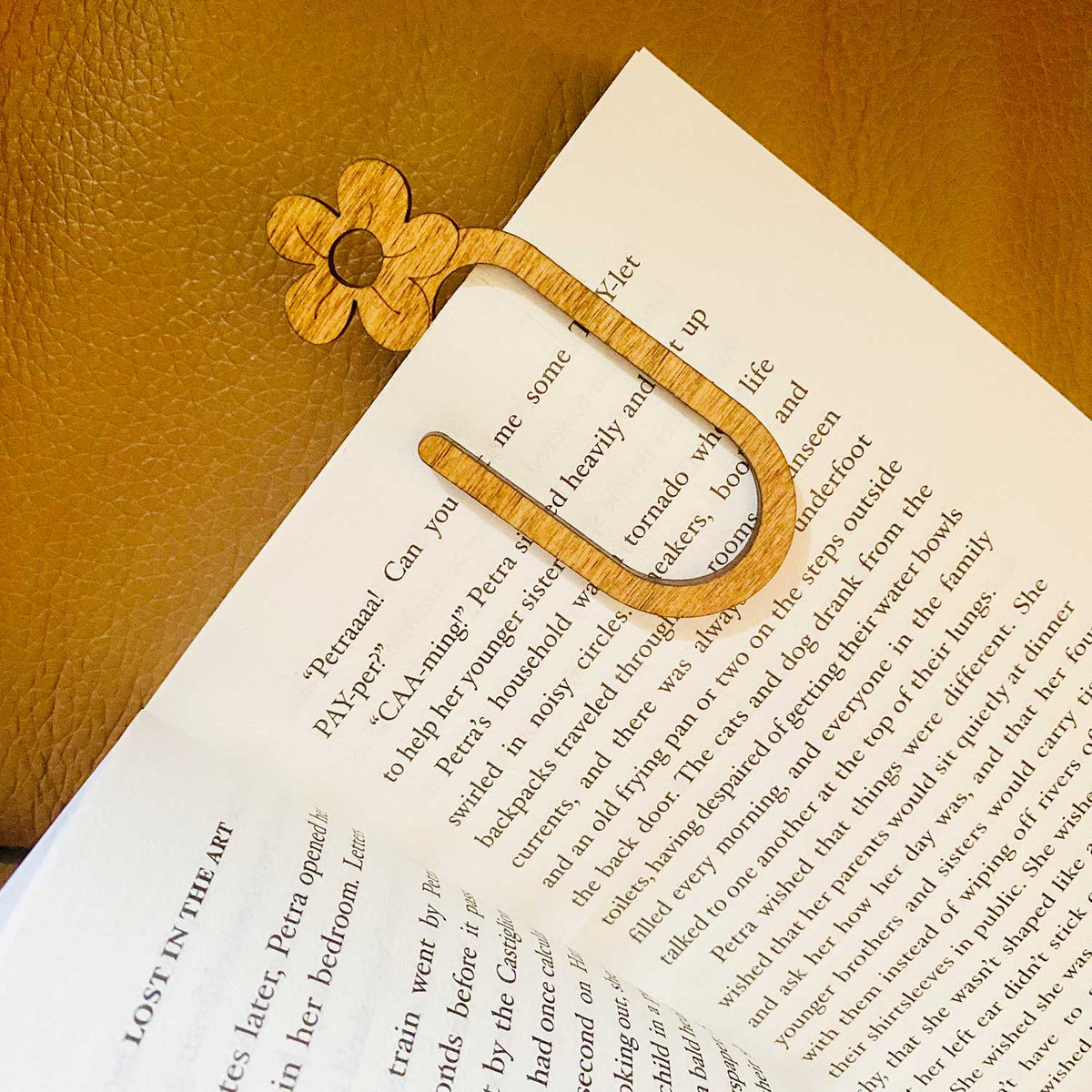 Floral Paperclip Bookmark - Glowforge