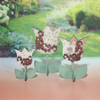 Flourish Farmhouse 3D Tulip Shelf Sitters (Set of 3) for Medium Proofgrade - Glowforge