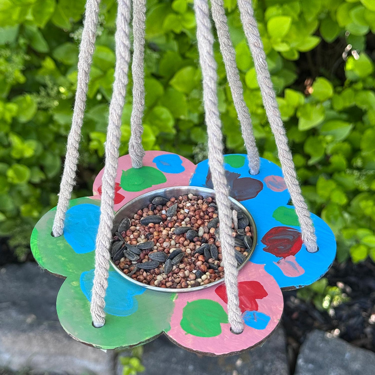 Flower Bird Feeder Kids Craft - Glowforge
