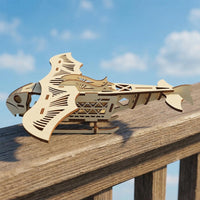 Flying Dragon Glider - Steampunk Aircraft Fantasy Ship - Glowforge
