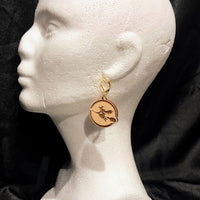Flying Witch Earring Pendant - Glowforge