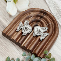 Folk Art Fish Earrings - Glowforge