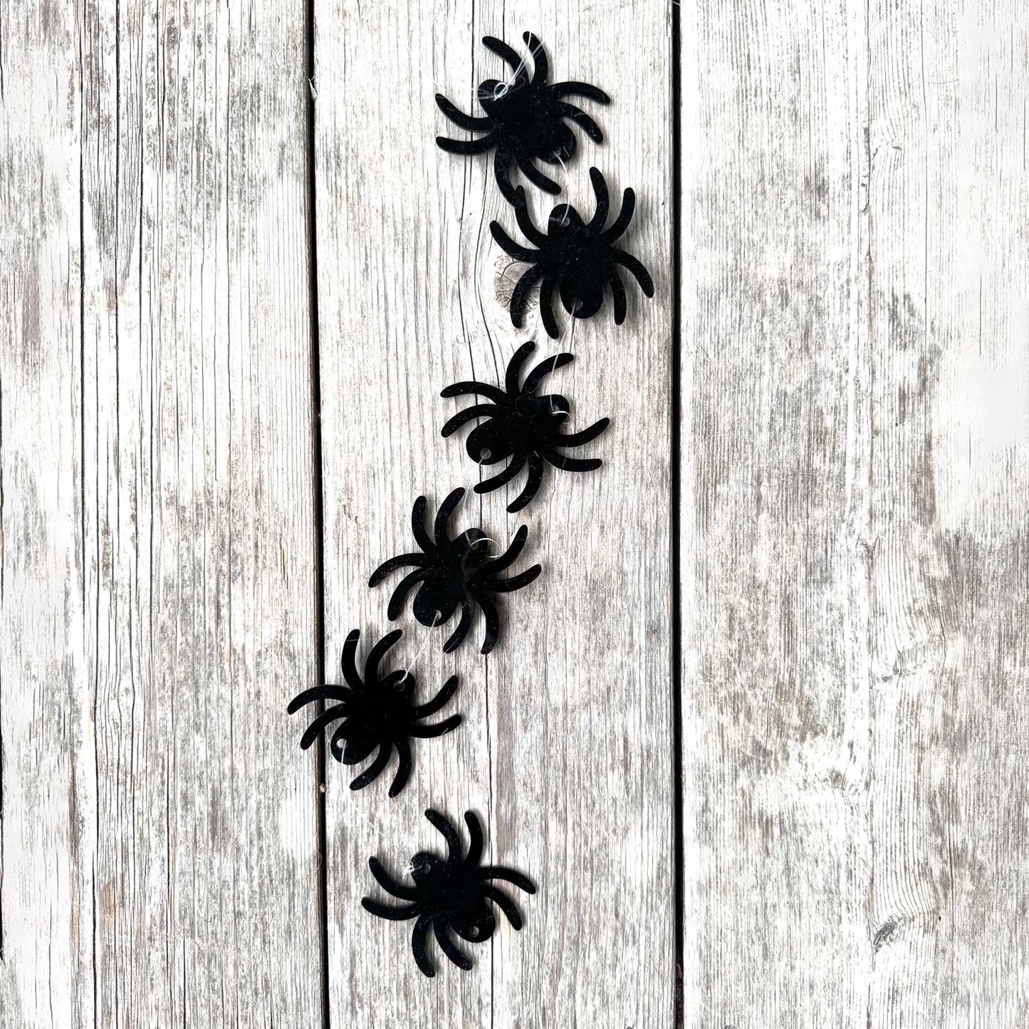 Follow the Spiders Halloween Banner Garland - Glowforge