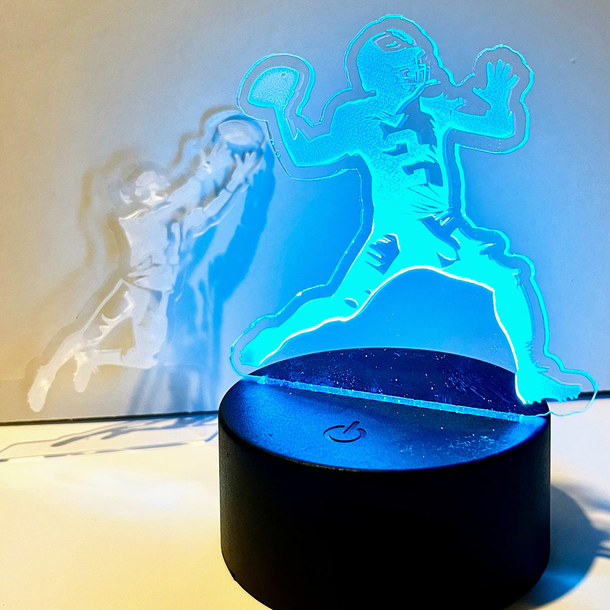 Football LED Nightlight Inserts Football Player # 2 – Glowforge Shop
