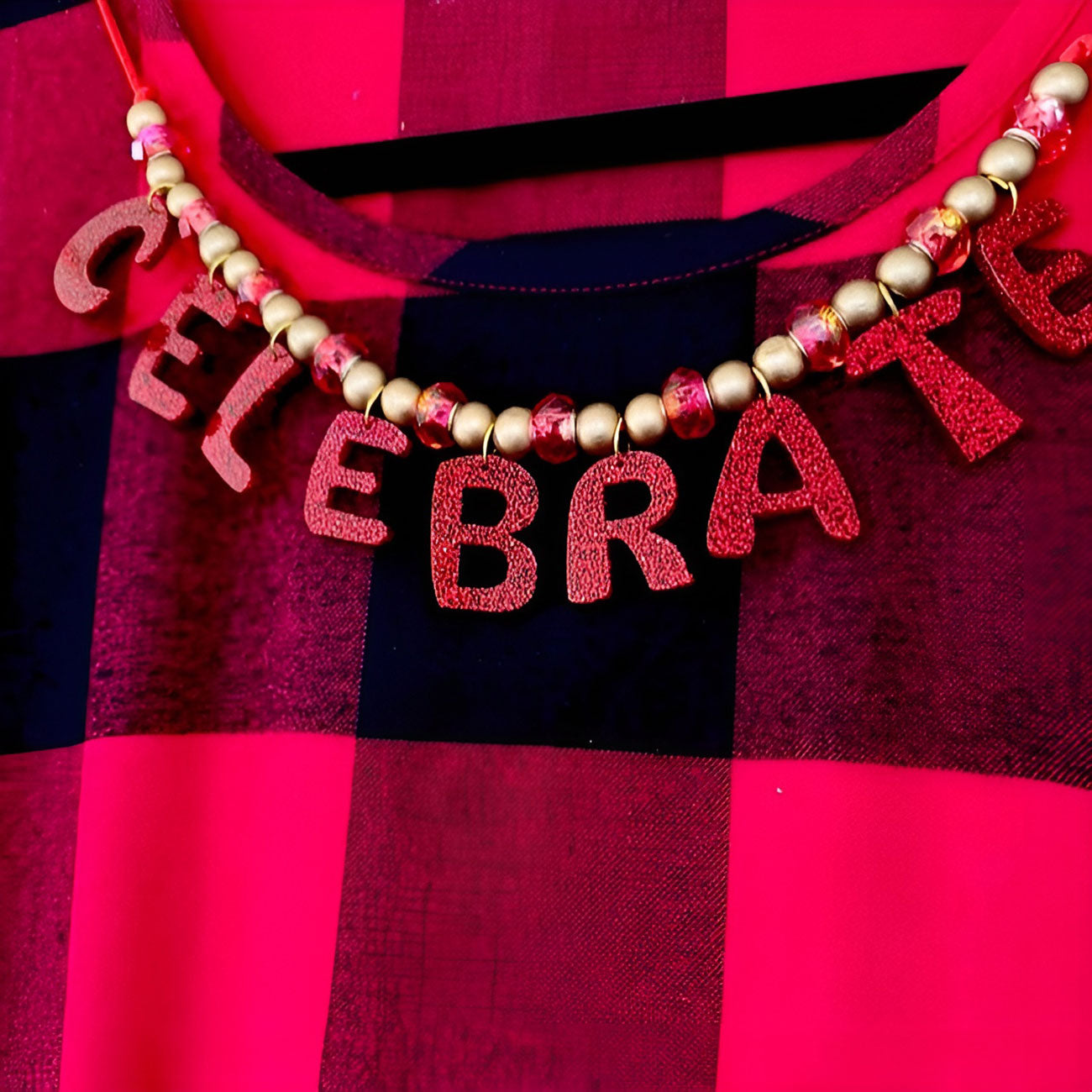 For Kids and Grown-ups Celebration Necklace (Letters A-Z) - Glowforge