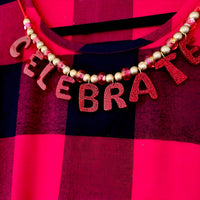 For Kids and Grown-ups Celebration Necklace (Letters A-Z) - Glowforge