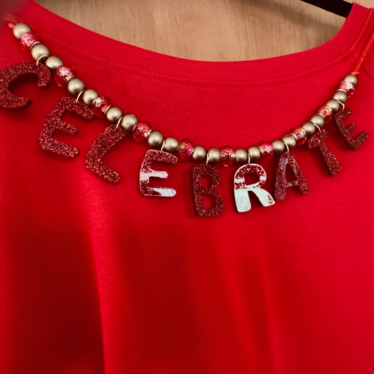 For Kids and Grown-ups Celebration Necklace (Letters A-Z) - Glowforge