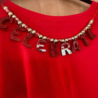 For Kids and Grown-ups Celebration Necklace (Letters A-Z) - Glowforge
