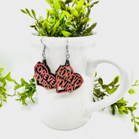 Forever Yours Heart Earrings - Glowforge